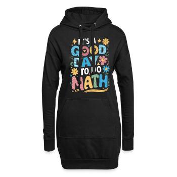 Es Ist Ein Guter Tag Für Mathe Lehrer - Hoodie-Kleid - Schwarz - Vorne