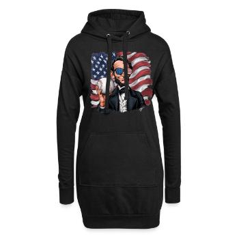 Baseball Men Women Kids Player Pitcher Softball - Hoodie-Kleid - Schwarz - Vorne