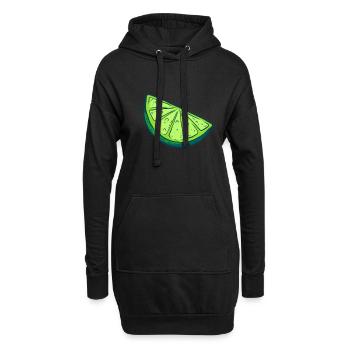 Tequila Sunrise Saufen Party Mexiko Geschenk - Hoodie-Kleid - Schwarz - Vorne