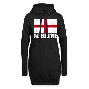 Armenien Flagge Vintage - Hoodie-Kleid - Schwarz - Vorne