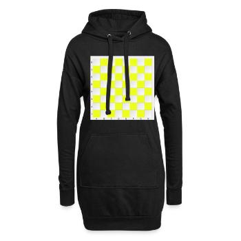 Échiquier portable - Jouez aux échecs instantanément 3 - Sweat-shirt à capuche long Femme - noir - Devant