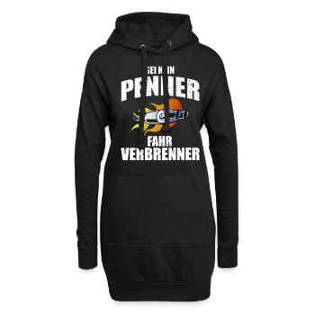 Tuner automobile, Mécanicien automobile, Voiture de course, Tuning - Sweat-shirt à capuche long Femme - noir - Devant