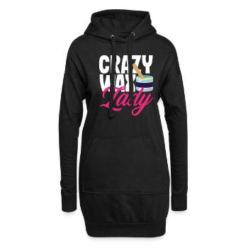 Hautpflege Kosmetikerin Kosmetik - Hoodie-Kleid - Schwarz - Vorne