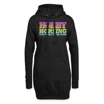 Hobby Horseing avec Hobby Horse - Sweat-shirt à capuche long Femme - noir - Devant