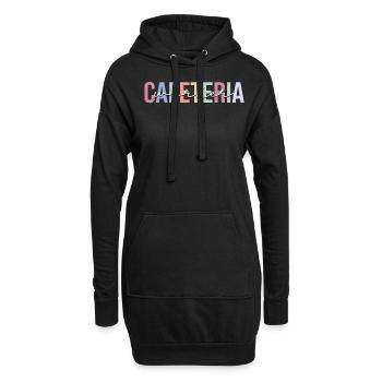 Cafeteria-Mitarbeiterin Lunch Lady - Hoodie-Kleid - Schwarz - Vorne