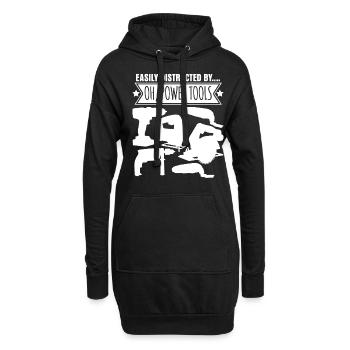 Craftsman Power Tools Best Electric Tool - Hoodie-Kleid - Schwarz - Vorne