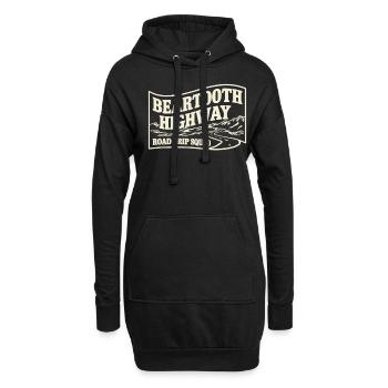 Beartooth Highway Road Trip Squad Aventure - Sweat-shirt à capuche long Femme - noir - Devant