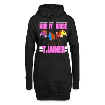 Hobby Cheval Hobby Équitation - Sweat-shirt à capuche long Femme - noir - Devant