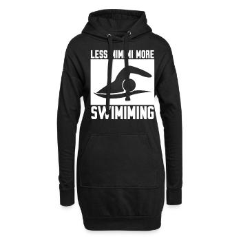 Triathlon Nageur Natation - Sweat-shirt à capuche long Femme - noir - Devant