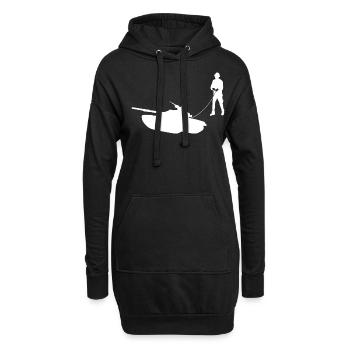 Tanks MBT Tank Driver Tank Combat - Hoodie-Kleid - Schwarz - Vorne