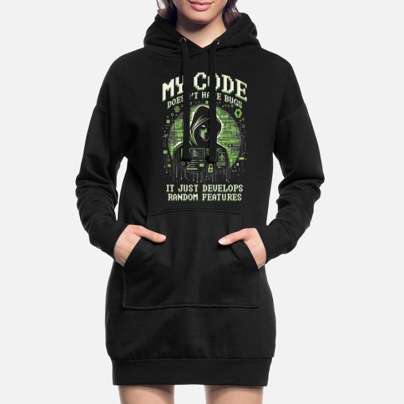 Penetrationstester My code doesn't have bugs Hoodie-Kleid