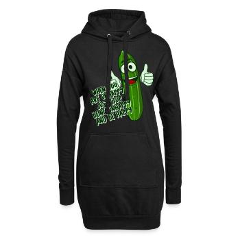 Pickles Cucumber Pickle Jar Cucumbers - Hoodie-Kleid - Schwarz - Vorne