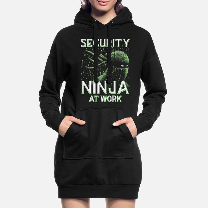Penetration Tester Security Ninja at work Hoodie Dress