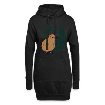 Trouvez le Kiwi qui sommeille en vous - Souvenir Nouvelle-Zélande - Sweat-shirt à capuche long Femme - noir - Devant