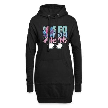 Géologue géologue Geo Nerd Alert - Sweat-shirt à capuche long Femme - noir - Devant