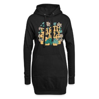 Plantes Plante Collecteur Plante Terre Enfant - Sweat-shirt à capuche long Femme - noir - Devant
