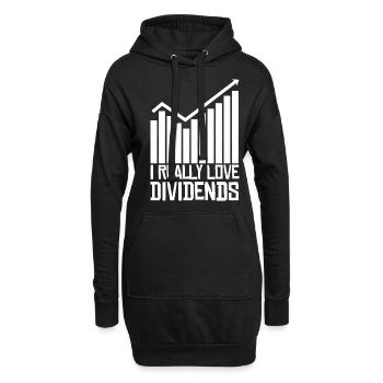 Capitalism Trader Stocks Stock exchange - Hoodie-Kleid - Schwarz - Vorne