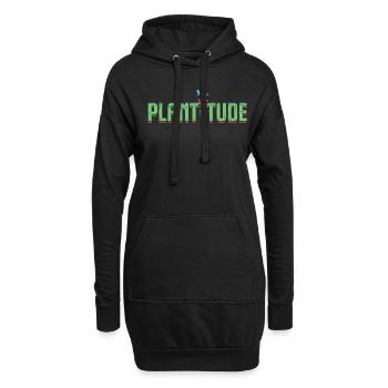 Plantes Collectionneur de plantes Plante Plantitude - Sweat-shirt à capuche long Femme - noir - Devant