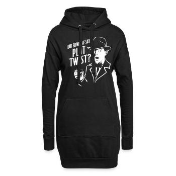 Murder Mystery Dinner Outfit Plot Twist - Hoodie-Kleid - Schwarz - Vorne