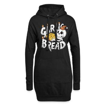 Halloween, Squelette, Effrayant, Effrayant, Horreur, Fête - Sweat-shirt à capuche long Femme - noir - Devant