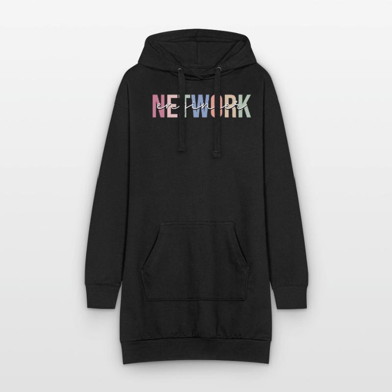 Network Engineer Network Technology Hoodie Dress