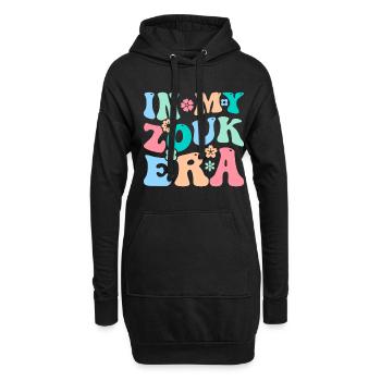 Witziger Zouk Tänzer Spruch - Hoodie-Kleid - Schwarz - Vorne