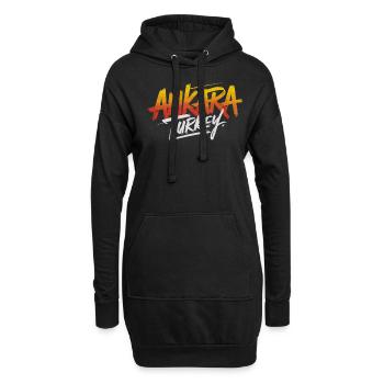 Ankara Turkey Souvenir - Hoodie-Kleid - Schwarz - Vorne