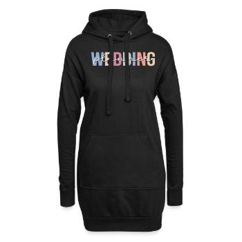 Wedding Planner Coordinateur de mariage Ververanstaltung - Sweat-shirt à capuche long Femme - noir - Devant