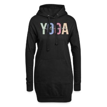 Professeur de Yoga Professeur de Yoga - Sweat-shirt à capuche long Femme - noir - Devant
