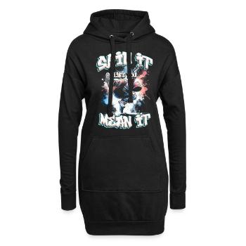 Breakdance Breakdance B-boy Cascadeur Danseur de rue - Sweat-shirt à capuche long Femme - noir - Devant