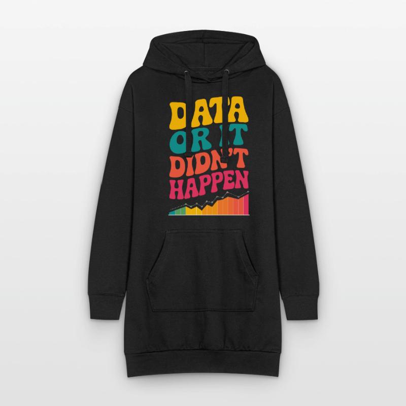 Data Analyst Data Scientist Data Engineer Data Or Hoodie-Kleid