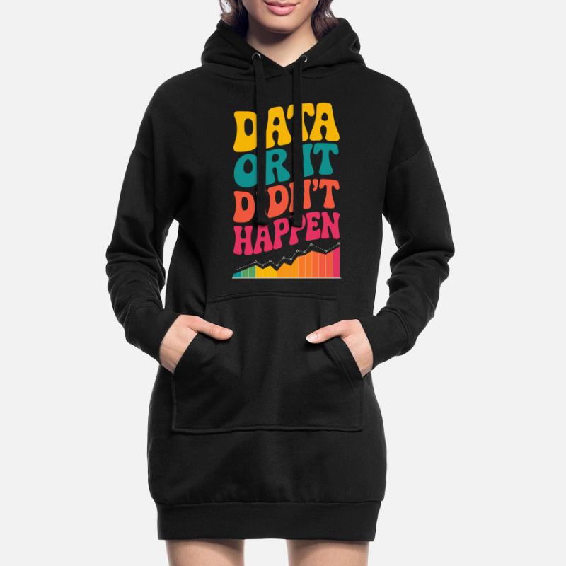 Data Analyst Data Scientist Data Engineer Data Or Hoodie-Kleid