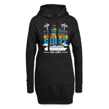 When no one around me wears the same shirt - Hoodie Dress - black - Front