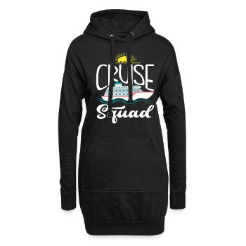Cruise Squad Sunny Adventure - Sweat-shirt à capuche long Femme - noir - Devant