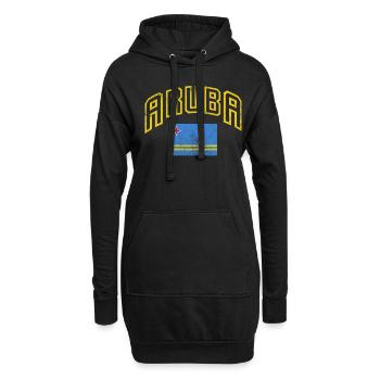Aruba - Hoodie-Kleid - Schwarz - Vorne