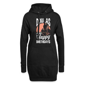 Doula Geschenk Doula Doulas - Hoodie-Kleid - Schwarz - Vorne
