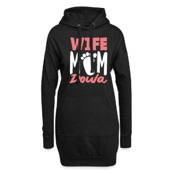 Doula Geschenk Doula Doulas - Hoodie-Kleid - Schwarz - Vorne