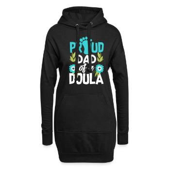 Doula Geschenk Doula Doulas - Hoodie-Kleid - Schwarz - Vorne