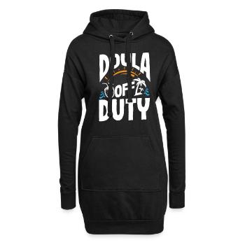 Doula Geschenk Doula Doulas - Hoodie-Kleid - Schwarz - Vorne