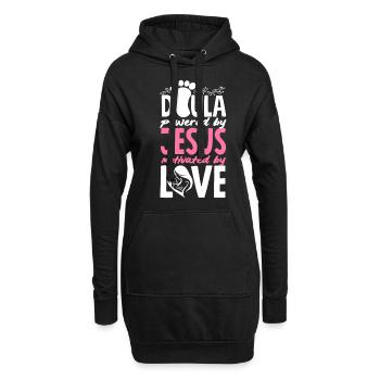 Doula Geschenk Doula Doulas - Hoodie-Kleid - Schwarz - Vorne