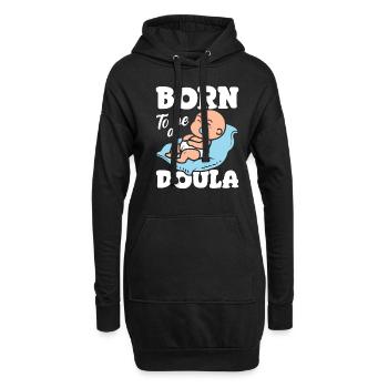 Doula Geschenk Doula Doulas - Hoodie-Kleid - Schwarz - Vorne