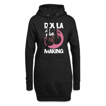 Doula Geschenk Doula Doulas - Hoodie-Kleid - Schwarz - Vorne