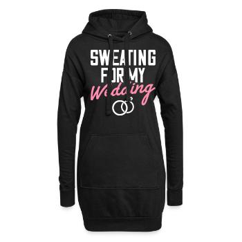 Bridal Party Bachelorette Schwitzen für meine Hoch - Hoodie-Kleid - Schwarz - Vorne