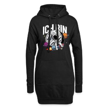 11. Geburtstag Jungen Astronaut Geburtstag - Hoodie-Kleid - Schwarz - Vorne