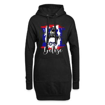 Belize Latino Belizer Belizerin Maya Geschenk - Hoodie-Kleid - Schwarz - Vorne