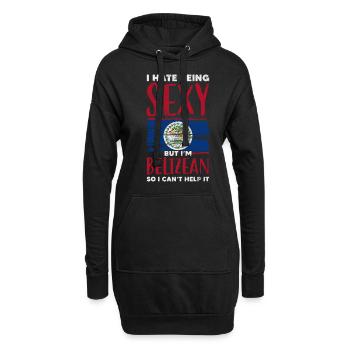 Belize - Hoodie-Kleid - Schwarz - Vorne