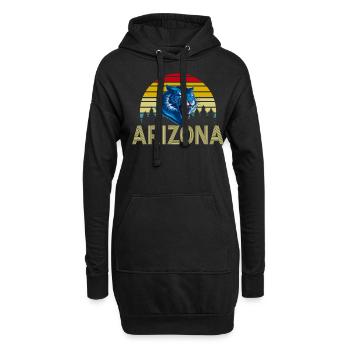 Arizona State Sedona Phoenix Grand Canyon AZ - Hoodie-Kleid - Schwarz - Vorne