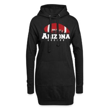 Arizona State Sedona Phoenix Grand Canyon AZ - Hoodie-Kleid - Schwarz - Vorne