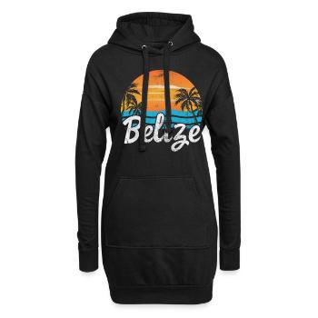 Belize - Hoodie-Kleid - Schwarz - Vorne