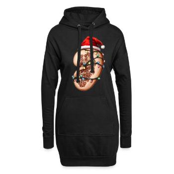 Dialyse-Techniker Dialyse-Techniker Lunge - Hoodie-Kleid - Schwarz - Vorne